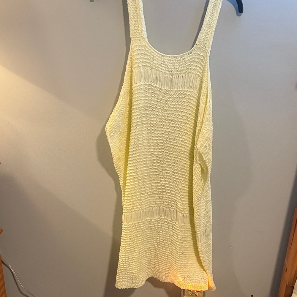 VENUS Light tan Knit Swim Cover-Up